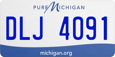 MI license plate DLJ4091