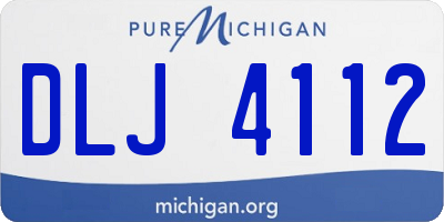 MI license plate DLJ4112