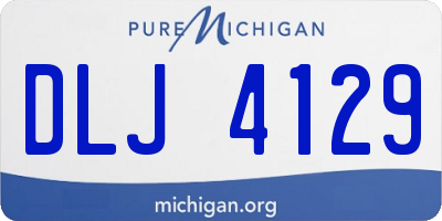 MI license plate DLJ4129