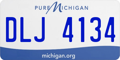 MI license plate DLJ4134