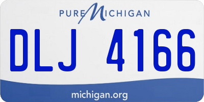 MI license plate DLJ4166