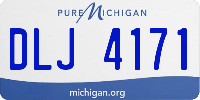 MI license plate DLJ4171