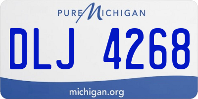 MI license plate DLJ4268