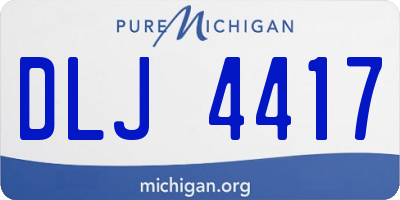 MI license plate DLJ4417