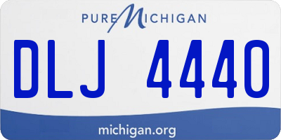 MI license plate DLJ4440
