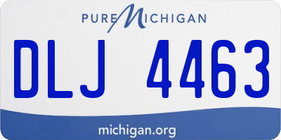 MI license plate DLJ4463