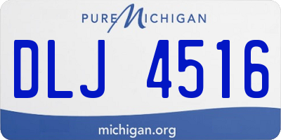 MI license plate DLJ4516