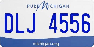MI license plate DLJ4556