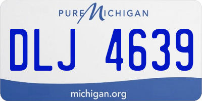 MI license plate DLJ4639