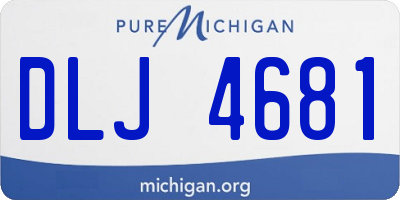 MI license plate DLJ4681