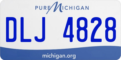 MI license plate DLJ4828