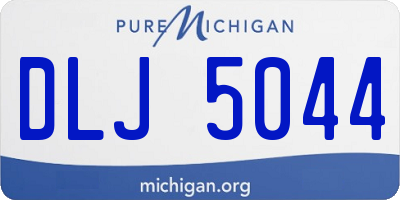 MI license plate DLJ5044