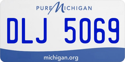 MI license plate DLJ5069