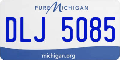 MI license plate DLJ5085