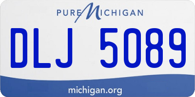 MI license plate DLJ5089