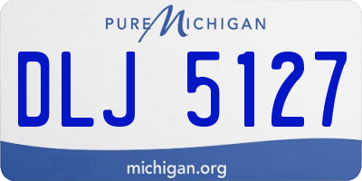 MI license plate DLJ5127