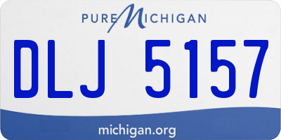 MI license plate DLJ5157