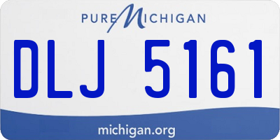 MI license plate DLJ5161