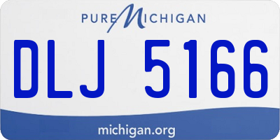 MI license plate DLJ5166