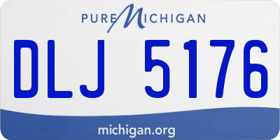 MI license plate DLJ5176
