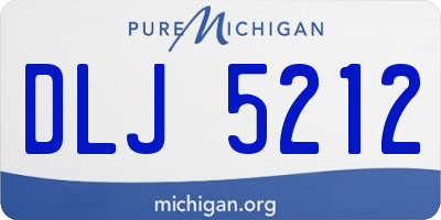 MI license plate DLJ5212
