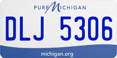 MI license plate DLJ5306