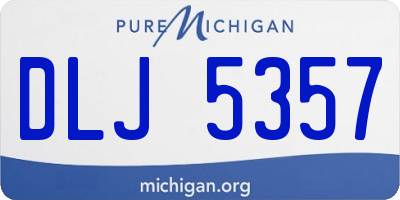 MI license plate DLJ5357