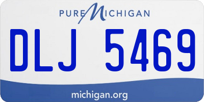 MI license plate DLJ5469