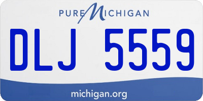 MI license plate DLJ5559