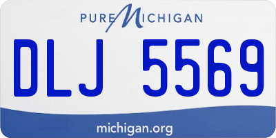 MI license plate DLJ5569