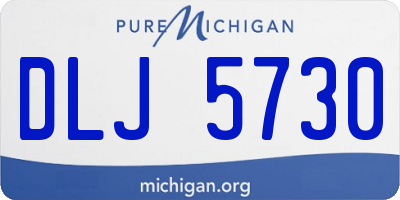 MI license plate DLJ5730