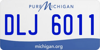 MI license plate DLJ6011