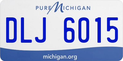 MI license plate DLJ6015