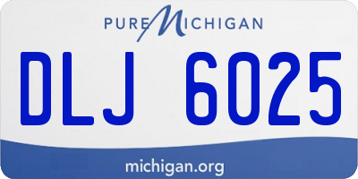 MI license plate DLJ6025