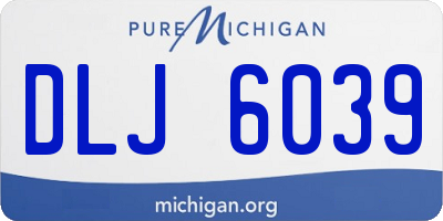 MI license plate DLJ6039