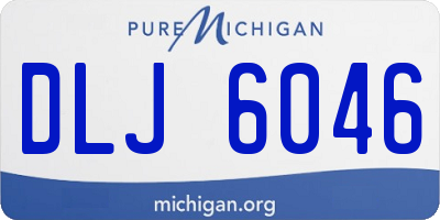 MI license plate DLJ6046