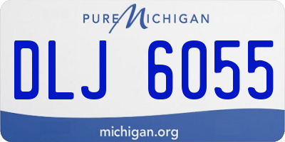 MI license plate DLJ6055