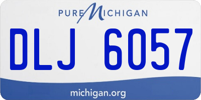 MI license plate DLJ6057