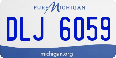 MI license plate DLJ6059