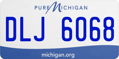 MI license plate DLJ6068
