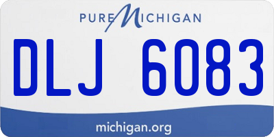 MI license plate DLJ6083