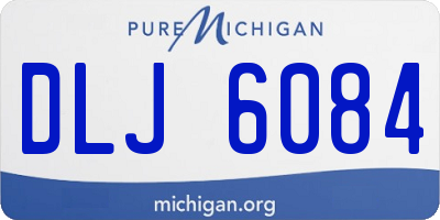 MI license plate DLJ6084