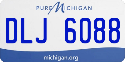 MI license plate DLJ6088