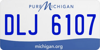 MI license plate DLJ6107