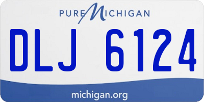 MI license plate DLJ6124