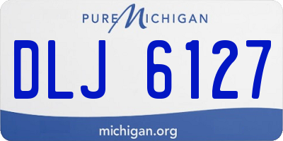 MI license plate DLJ6127