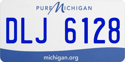 MI license plate DLJ6128