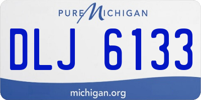 MI license plate DLJ6133