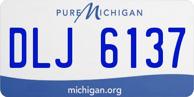 MI license plate DLJ6137