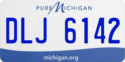 MI license plate DLJ6142